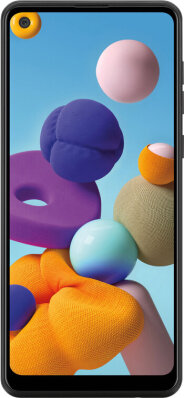 Samsung Galaxy A21 front